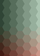 Abstract color Low-Polygones Generative Art background illustration