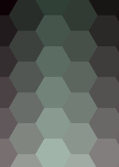 Abstract color Low-Polygones Generative Art background illustration