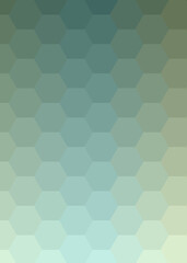 Abstract color Low-Polygones Generative Art background illustration