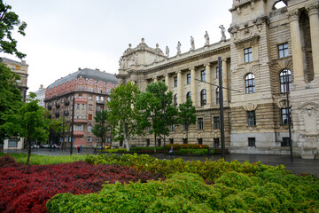 Budapest, Hungary - June 20, 2019: Museum of Ethnography in the city center