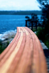 Abstract pathway turning into water, background