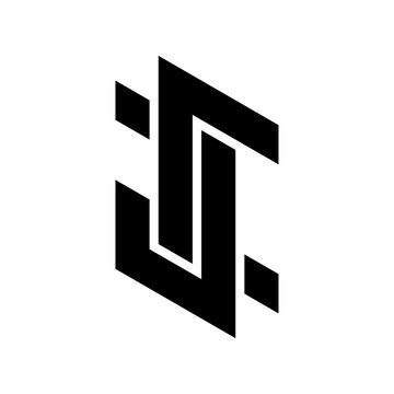 Letter JC initial logo template