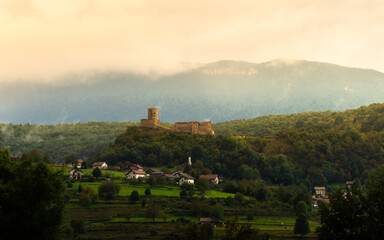 Fototapeta premium fortress in the mountains