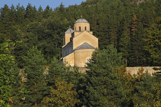 Serbian Orthodox Monastery Sopocani, Unesco world heritage site, Serbia