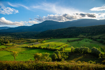 landscape with mountains