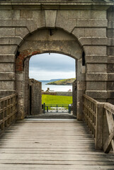Obraz premium entrance to the fortress , Charles Fort Kinsale, Cork Ireland
