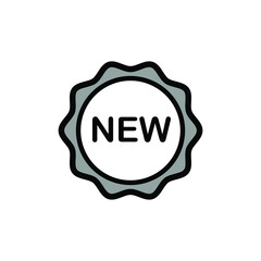 New tag, label, icon template