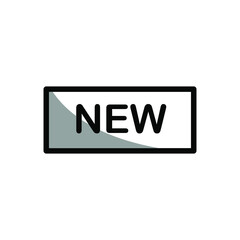 New tag, label, icon template