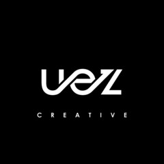 UEZ Letter Initial Logo Design Template Vector Illustration