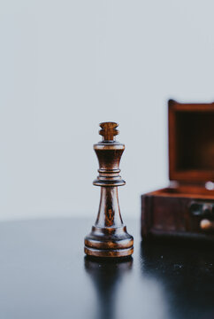 King chess piece - blue tint - kings to you