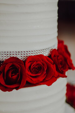 bouquet of red roses