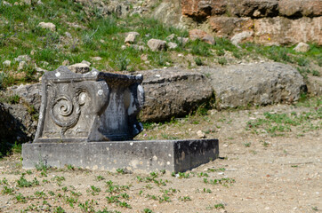 The theatre of the Amphiareion oropos Greece