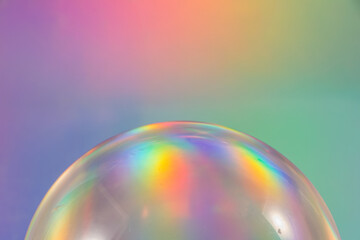 BUBBLE ISOLATED ON colorful BACKGROUND