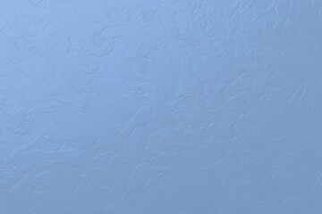 Blue background with 3d processed daisy flowers