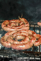 chorizo argentino on the grill