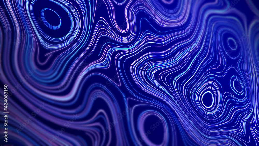 Poster modern background for design project. abstract substance sphere . artificial intelligence. big data 