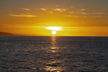 Fototapeta premium TRAMONTO CALABRIA