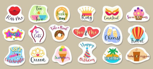 Reminder stickers designs