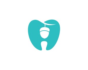 oak dental vector logo
