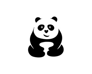 cute baby panda vector