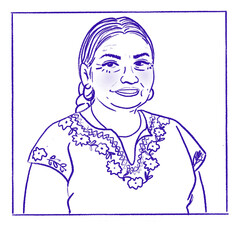 Portrait of outstanding, powerful and beautiful woman 