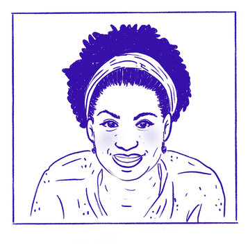Portrait of outstanding, powerful and beautiful woman 