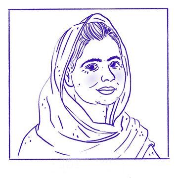 Portrait of outstanding, powerful and beautiful woman 
