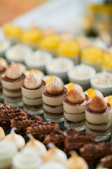 catering food, dessert and sweet, mini canapes, snacks and appetizers, food for the event, sweetmeat