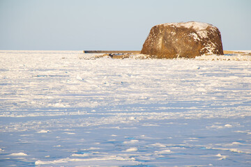 Sea of Okhotsk With drift ice in Abashiri, Hokkaido, Japan © ti1993