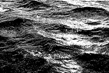 Waves on the Ocean Illustration