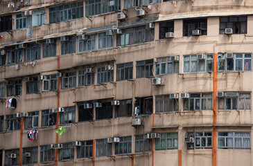 2021-03-31,Hong Kong.Old-style dense housing in Kwun Tong,Hong Kong 