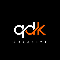 QDK Letter Initial Logo Design Template Vector Illustration