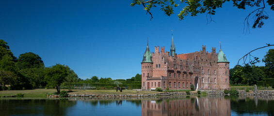 Obraz premium Egeskov Castle, banner