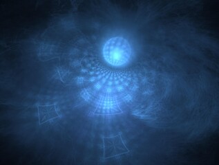 Imaginatory fractal background generated Image