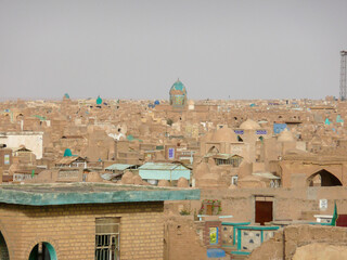 Najaf, Iraq - april 27, 2015:  photos of the great cemetery in najaf city © Mohammed