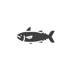 Fototapeta na wymiar Tuna fish vector icon