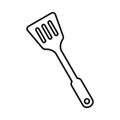 spatula cookware icon vector