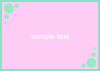 シンプルなデザインフレーム　A4横サイズ