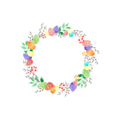 Watercolour drawing.