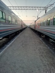 Obraz premium поезд