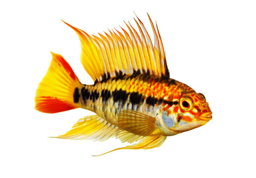 Dwarf cichlid apistogramma macmasteri Aquarium fish fresh water	