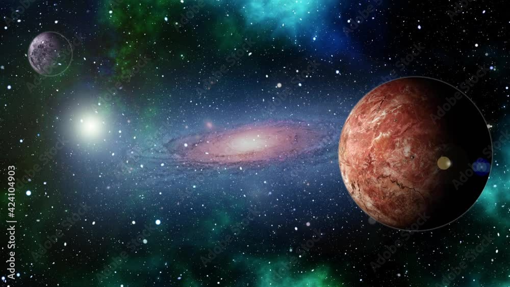 Wall mural space, galaxy, universe, planet, solar system