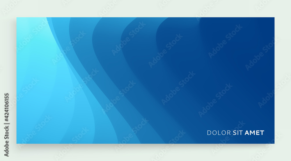 Wall mural Abstract wavy background with curves lines. Concept of cover with dynamic effect. Vector illustration for design.