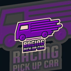 illustration vector graphic of esport logo car racing speed © suhadidesign