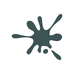 water or liquid splash icon vector