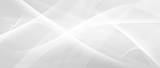 Abstract white background poster with dynamic. technology network Vector illustration.