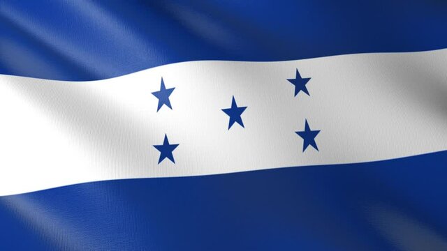 Flag of The Honduras. Flag's footages are rendered in real 3D software. Perfect for TV, Movies, social, HUD, presentations, webs etc.