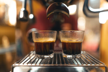 Make coffee from the machine at home.