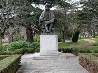 Estatua de Felipe II en el Monasterio de San Lorenzo de El Escorial