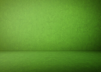 green concrete interior